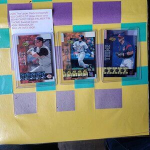 2000 The Upper Deck Company 003 CARD LOT Upper Deck Ionix SEAN CASEY DEAN PALMER